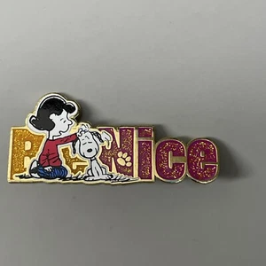⚡EXTREMELY RARE⚡BE KIND PEANUTS PIN LIMITED EDITION VERY RARE LAST ONES GLITTER - Picture 1 of 6