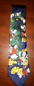 Disney Mickey Unlimited Christmas Holiday Seasonal Novelty Themed Men's Neck Tie - Picture 1 of 2