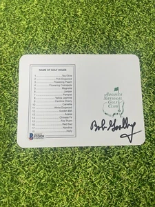 BOB GOALBY SIGNED HANDSIGNIERT MASTERS WINNER AUGUSTA SCORECARD BECKETT AUTHENTIC - Bild 1 von 4
