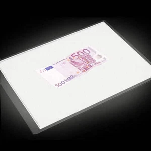LED Leuchttafel Leuchttisch A4  Perfekte DurchlichtPrüfung Banknoten und mehr - Bild 1 von 2