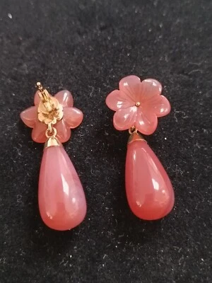 Sogni d'oro Karneol Pampel Ohrstecker - Bild 1 von 3