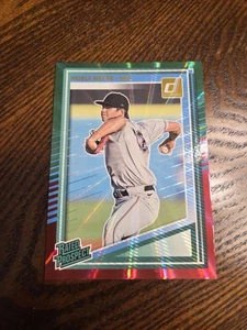 2025 Panini Donruss - Rated Prospects Noble Meyer #110 Green & Red Laser - Picture 1 of 2
