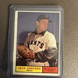 1961 Topps Jack Sanford #258 - San Francisco Giants - Picture 1 of 2