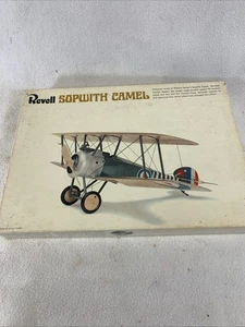 Vintage 1965 Revell William Barker's Sopwith Camel Model Airplane Kit H-291 - Picture 1 of 13