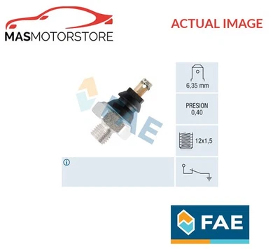 OIL PRESSURE SENSOR GAUGE UPPER FAE 11200 I NEW OE REPLACEMENT - Image 1 of 4