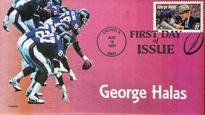Entrenador dueño del oso de Chicago George Halas 3150 Heritage Cachet - Imagen 1 de 1