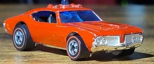 VINTAGE 1970's MATTEL HOT WHEELS REDLINE FIRE CHIEF DEPARTMENT OLDS 442 - Picture 1 of 8