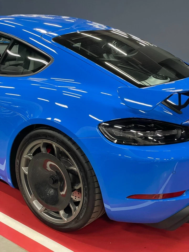 Time Attack Aerodinámico Disco Rueda Trasera Discos Cubiertas Cayman GT4 718 Foto 1 de 4