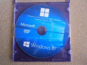 Microsoft Windows 10 Home & Pro 32bit Versions Creators Edition OEM - Picture 1 of 1