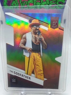 THE GODFATHER 2023 Panini Donruss Elite WWE Aspirations Die-Cut /24 #113 - Image 1 of 4