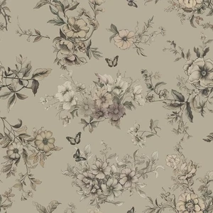 Vintage Floral Wallpaper Peel and Stick Boho 17.3"×78.8" Removable - Picture 1 of 5