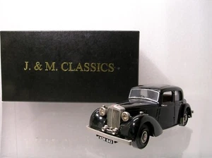 J&M CLASSICS 60 ALVIS TA14 SALOON 1946 BLACK + BOX SCALE 1:43 M/B - Foto 1 di 9