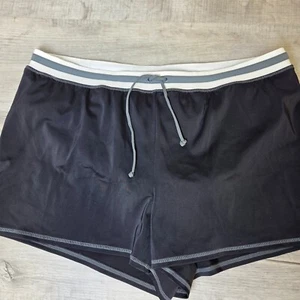 Lands' End Jungen Shorts Damen 14 schwarz 35 Taille Kordelzug integrierter Bikini - Bild 1 von 8