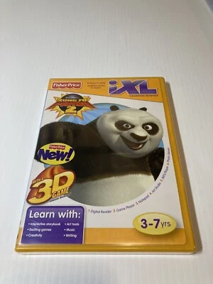 Fisher Price iXL learning System Kung Fu Panda 2 with 3D game Glasses Sealed New - Image 1 of 3