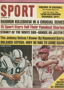 Sport Magazine October 1967 Johnny Unitas Orlando Cepeda College Football all - - Picture 1 of 1