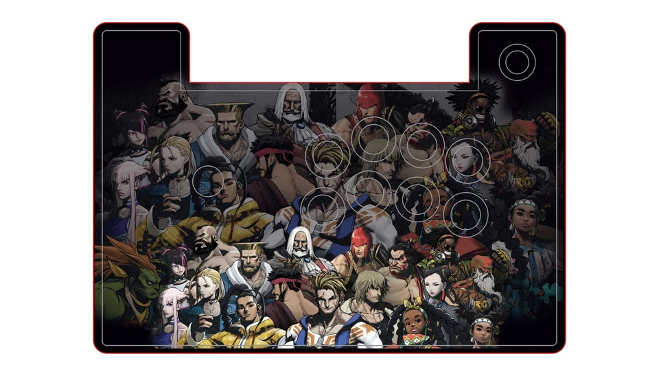 HORI ALPHA PS5 Fightstick Custom artwork (ONLY) SF6 Original ROSTER - Image 1 of 1