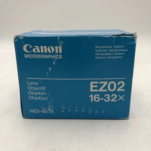 Used Canon Micrographics Zoom Lens EZ 02 16-32X READ B - Picture 1 of 10