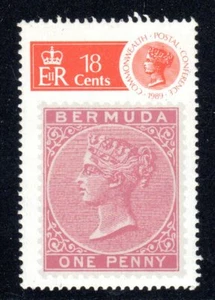 1989 Bermuda SC# 580 - Commonwealth Postal Conference - M-NH - Picture 1 of 1