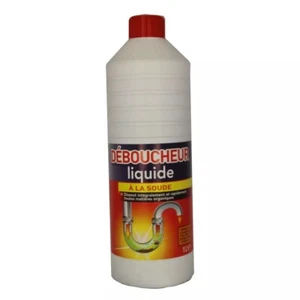 Lot 2 bouteilles de déboucheur liquide à la soude DEBOUCHEUR canalisation - Foto 1 di 1