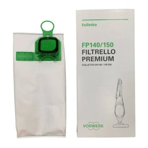 6 SACCHETTI VORWERK FOLLETTO VK 140-150 ORIGINALI  vk 150 vk 140  - Imagen 1 de 2