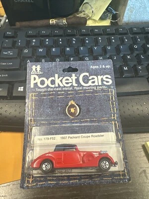 Coches de bolsillo Tomy 1937 Packard Roadster #179-F52 de colección nuevos I#4502 Foto 1 de 4