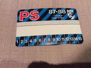 INTER INTERNAZIONALE F.C. TESSERA ABBONAMENTO STADIO CAMPIONATO CALCIO 1987/88 P - Imagen 1 de 1