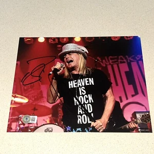 ROBIN ZANDER CHEAP TRICK autographed signed 8X10 PHOTO BECKETT BAS COA - Picture 1 of 1