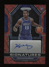 2022-23 Panini Prizm Choice Red Keegan Murray RC Rookie Signatures Auto