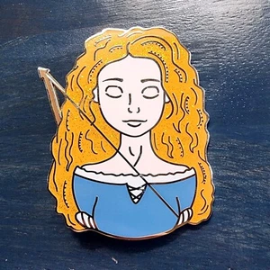 Prinzessin Coiffure Merida Brave Hair Glitzer Fantasy Pin LE 35 - Bild 1 von 2