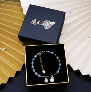 Anime Grandmaster of Demonic Cultivation Wuxian Wangji Bracelet Crystal Silver  - Picture 1 of 10