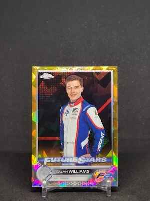 2022 Topps Chrome Sapphire Formula 1 #94 Calan Williams Gold Refractor /50 - Image 1 of 2