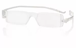 Nannini Compact 1 Thin Foldable Italian Readers Rotating Temples Clear - Picture 1 of 10