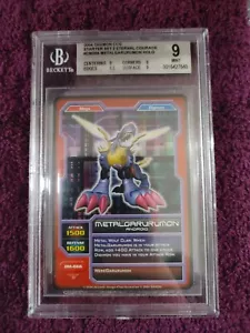 2004 Digimon CCG Starter Set 2 Eternal Courage MetalGarurumon HOLO BGS 9 - Bild 1 von 1