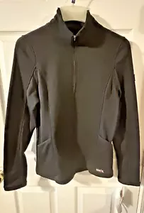 Kerrits Pocket Zip Neck (Black, M) Fleece Equestrian Jacket NOS w/Tags & Seeds! - Picture 1 of 17