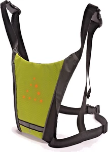 LED Reflective Vest Running Gear USB Rechargeable Light up Vest High Visibility - Picture 1 of 7