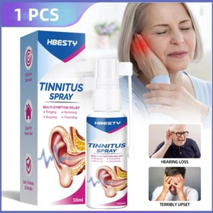 Tinnitus Spray Ear Ringing Relief Relieving Ear Drops Hearing 30ml - Picture 1 of 11