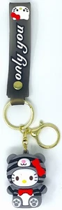 Hello Kitty Keychain 3D Figure Hello Kitty SHIP FROM US TIGER COSTUME HALLOWEEN - Picture 1 of 2