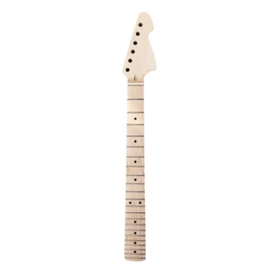 Mástil de guitarra estilo barítono 22 trastes 27 pulgadas diapasón de arce incrustación de puntos de cabeza grande F - Imagen 1 de 7