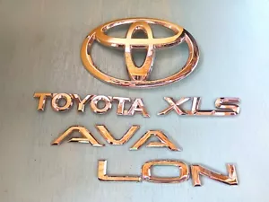2006 - 2012 TOYOTA AVALON LETTERING XLS CHROME LETTERING EMBLEMS WITH LOGO - Picture 1 of 6
