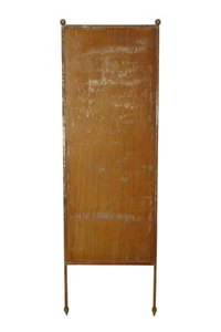 Stele Metall Edelrost Sichtschutz "Uni" Windschutz Dekowand Garten B64cm H205cm - Bild 1 von 3