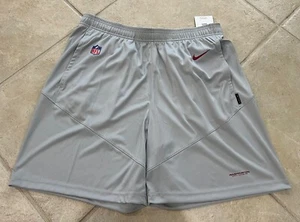 Washington Football Team Nike Team Issued Gray Shorts Pockets Mens Large - Picture 1 of 9