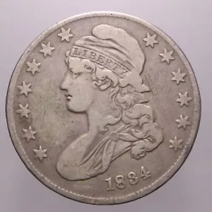 50 CENT. 1834 PHILADELPHIA MB-BB - STATI UNITI D'AMERICA - PERIZIA NIP GRIMOLDI - Imagen 1 de 2