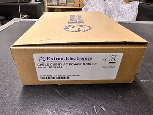 Módulo de alimentación de CA Extron 70-261-01 Cable Cubby - Caja abierta como nuevo - Imagen 1 de 5