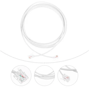 RJ11 Plug Telephone Cord Line Telephone Connecting Cable Telephone - Photo 1/12