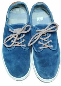 Vans Off The Wall Unisex Navy Blue Sneaker Skate Shoes Size M10 - W9 - Picture 1 of 5