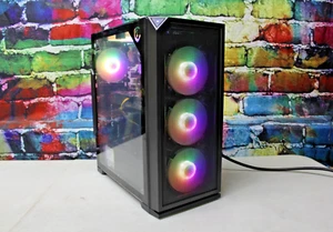 Custom RGB Gaming Desktop PC Intel Core i7 3.40 Quad 16 GB SSD Nvidia 1660 Super - Picture 1 of 11