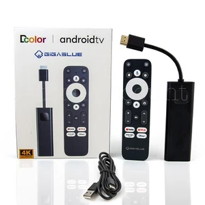 GigaBlue TV Stick Pro  Android 11 IPTV Streaming 4k WiFi WLAN Bluetooth HDR HDMI - Bild 1 von 8
