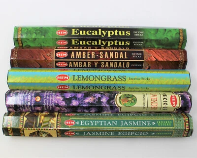 Hem Best Seller Incense Stick Set #2: Top 5 x 20 = 100 Sticks Bulk Sampler - Image 1 of 4