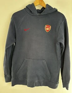 NIKE ARSENAL Boys Hoodie  Jumper Pullover -  Size XL 158-200CM Age 13/15 - Blue - Picture 1 of 8