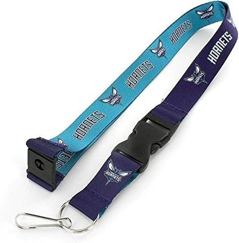 Charlotte Hornets Two Tone Lanyard Keychains Cover